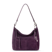 Alameda Hobo - Leather - Aubergine Suede