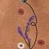 Huntley Hobo - Leather - Tan Suede Whimsy Floral Embroidery