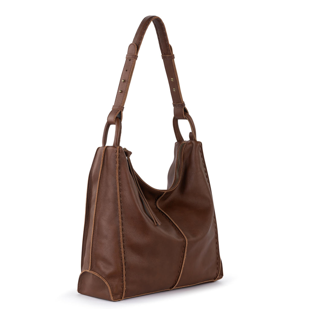 The Sak Los Feliz Bucket Hobo - Leather - Whiskey