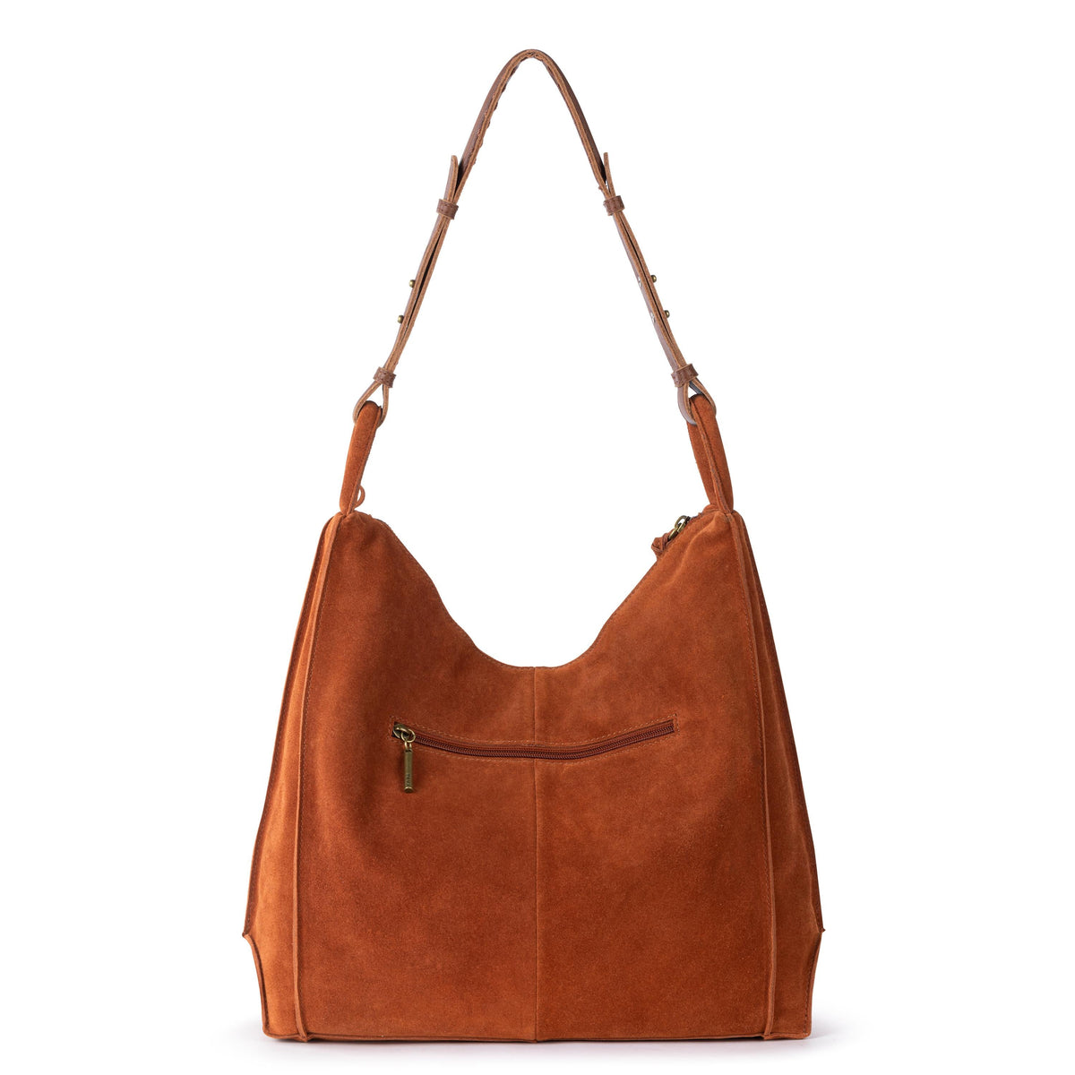 The Sak Los Feliz Bucket Hobo - Leather - Persimmon Suede