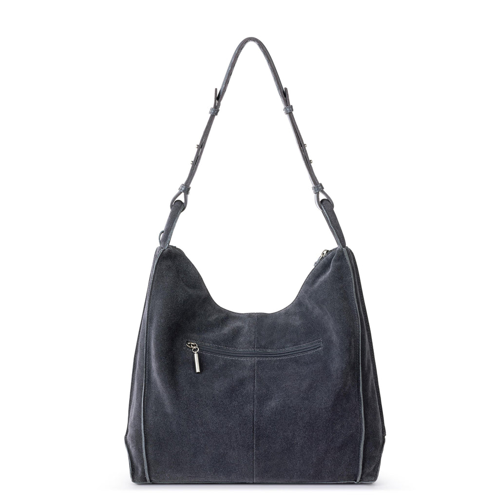 The Sak Los Feliz Bucket Hobo - Leather - Storm Grey Suede