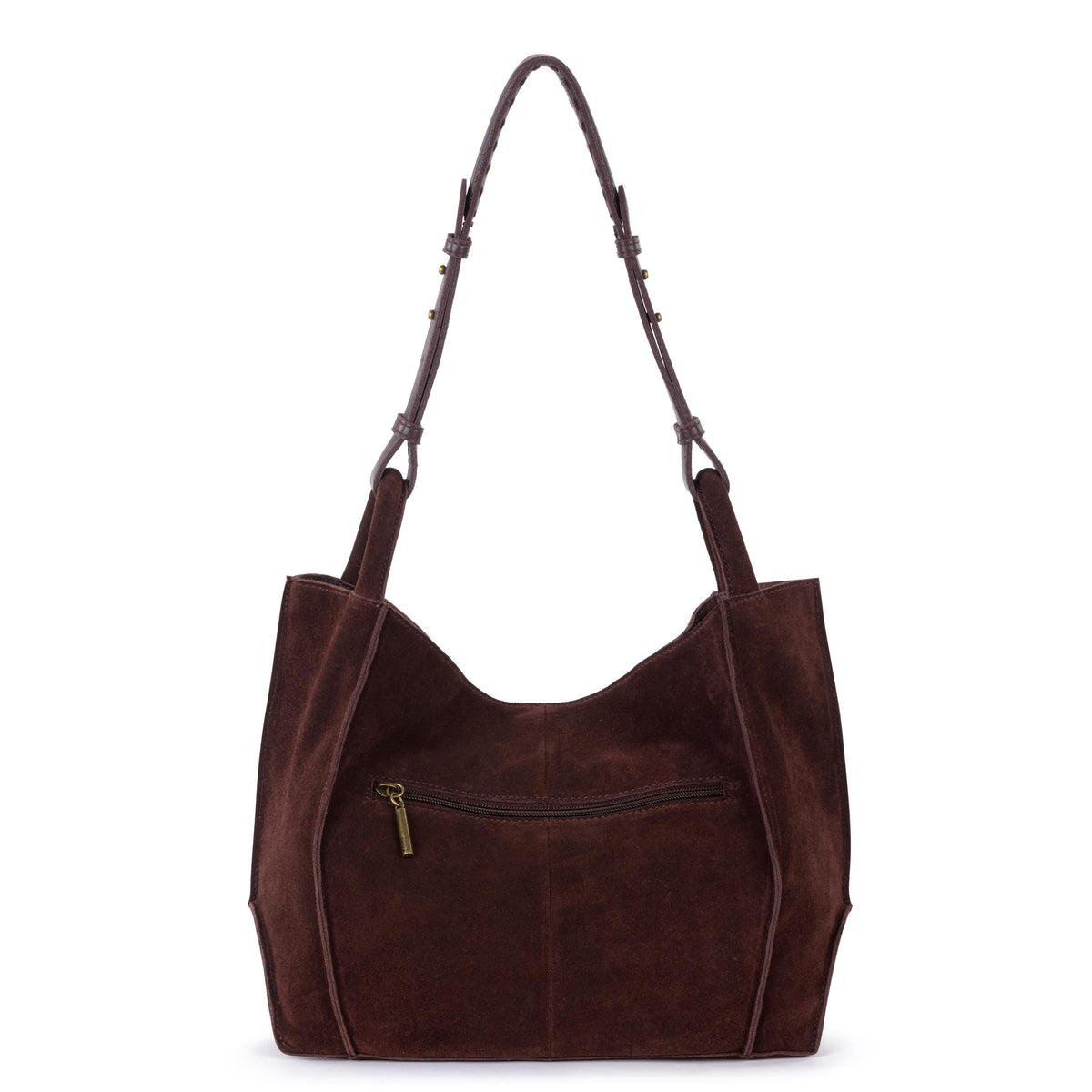 The Sak Los Feliz Medium Tote - Leather - Mahogany Suede