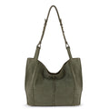 The Sak Los Feliz Medium Tote - Leather - Moss Suede