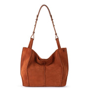 Los Feliz Medium Tote - Leather - Persimmon Suede