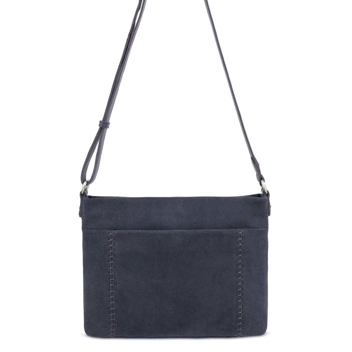 The Sak Melrose Crossbody - Leather - Storm Grey Suede