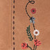 Melrose Satchel - Leather - Tan Suede Whimsy Floral Embroidery