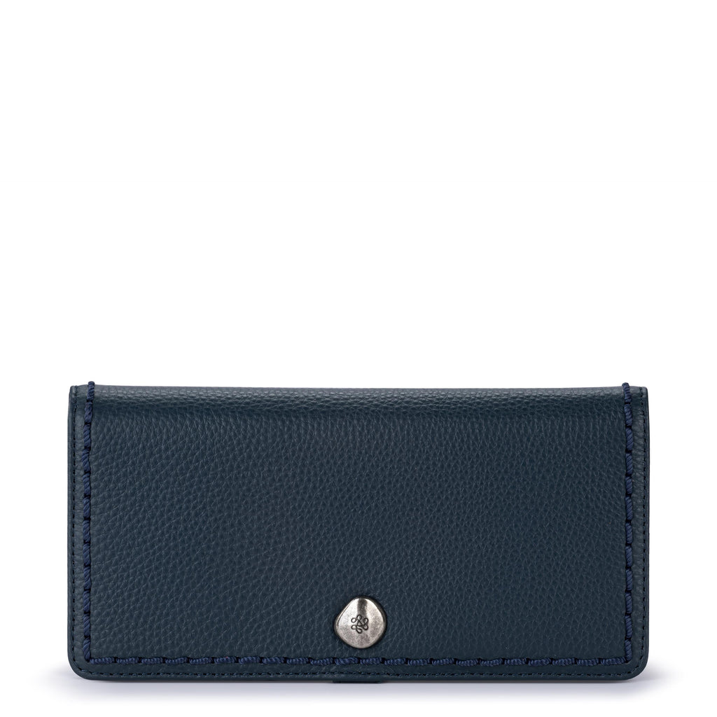 The Sak Mira Large Wallet - Leather - Indigo