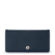 Mira Large Wallet - Leather - Indigo
