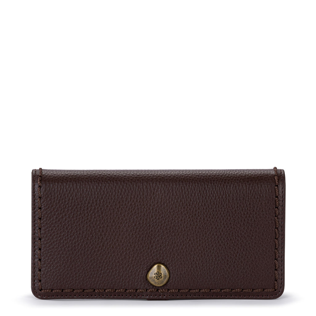 The Sak Mira Large Wallet - Leather - Mahogany