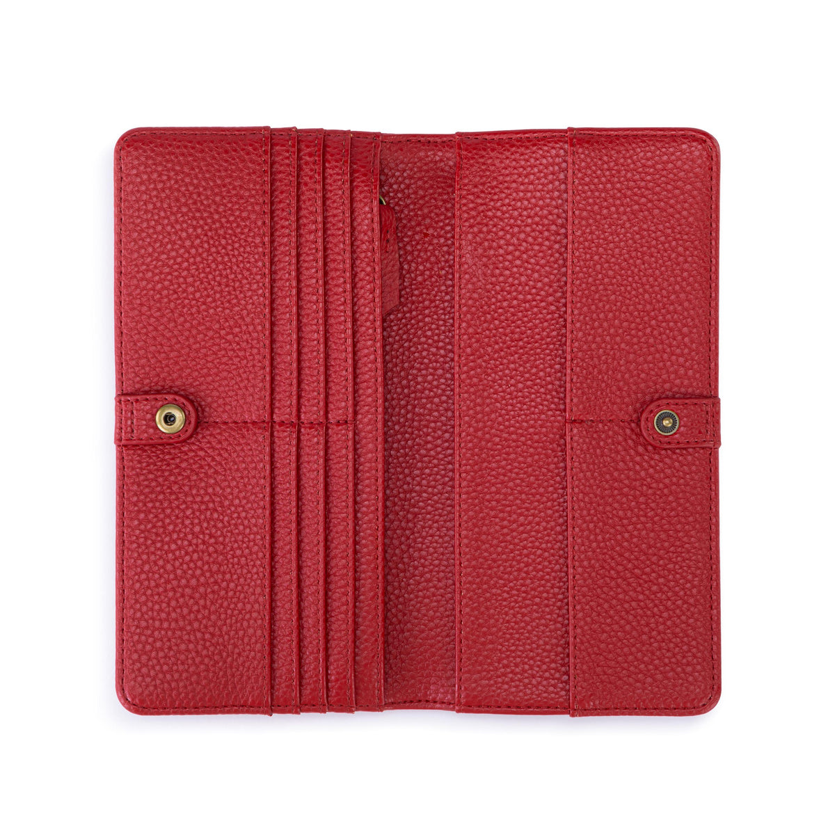 The Sak Mira Large Wallet - Leather - Scarlet