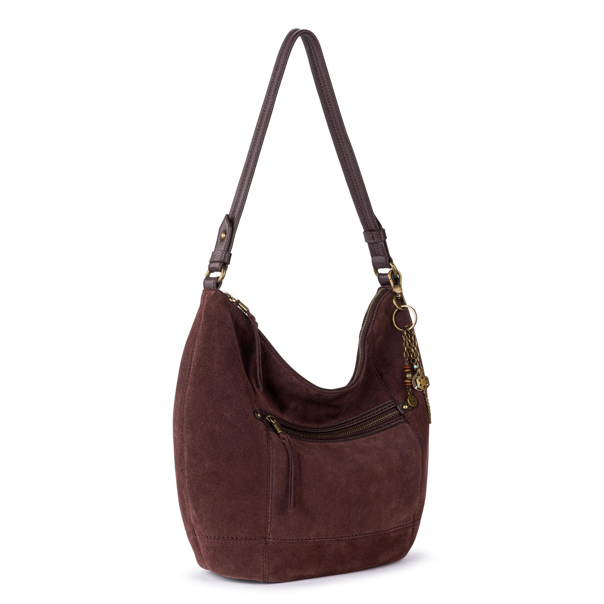 The Sak Sequoia Hobo - Leather - Mahogany Suede