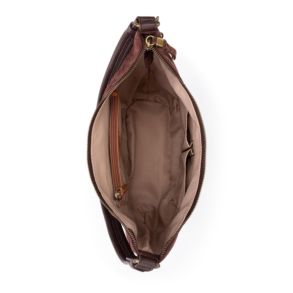 The Sak Sequoia Hobo - Leather - Mahogany Suede