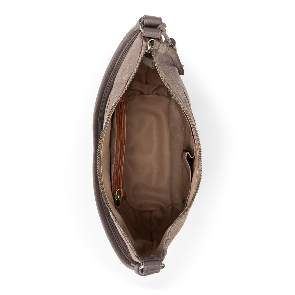The Sak Sequoia Hobo - Leather - Mushroom Croco Suede
