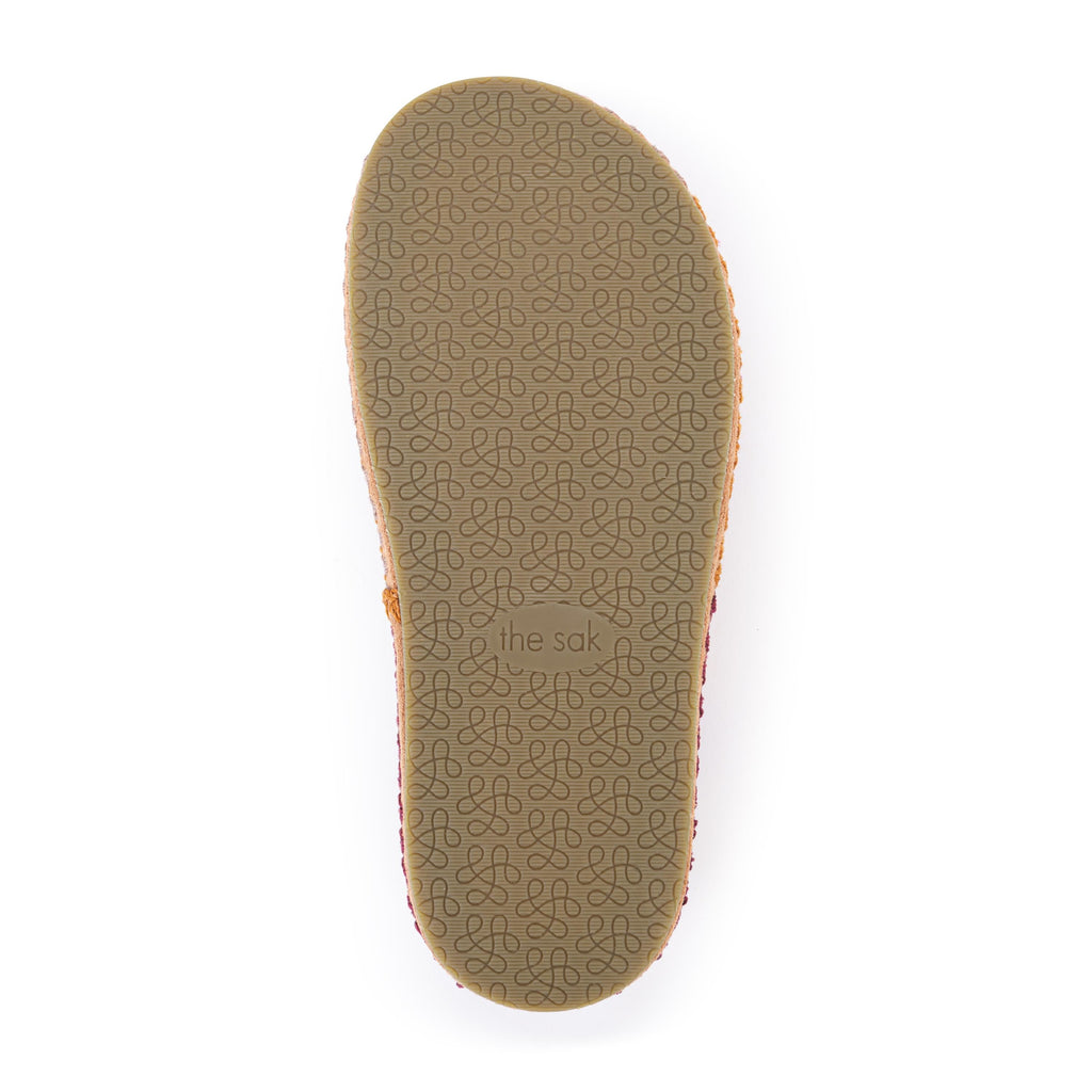 The Sak Bryn Platform Clog - Leather - Harvest Suede Patch