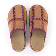 Bryn Platform Clog - Leather - Harvest Suede Patch