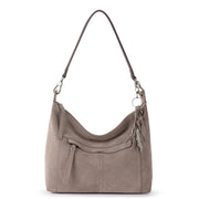 Alameda Hobo - Leather - Mushroom Suede Block
