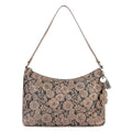 Sakroots Banyan Hobo - Vegan Leather - Mushroom In Bloom Embossed