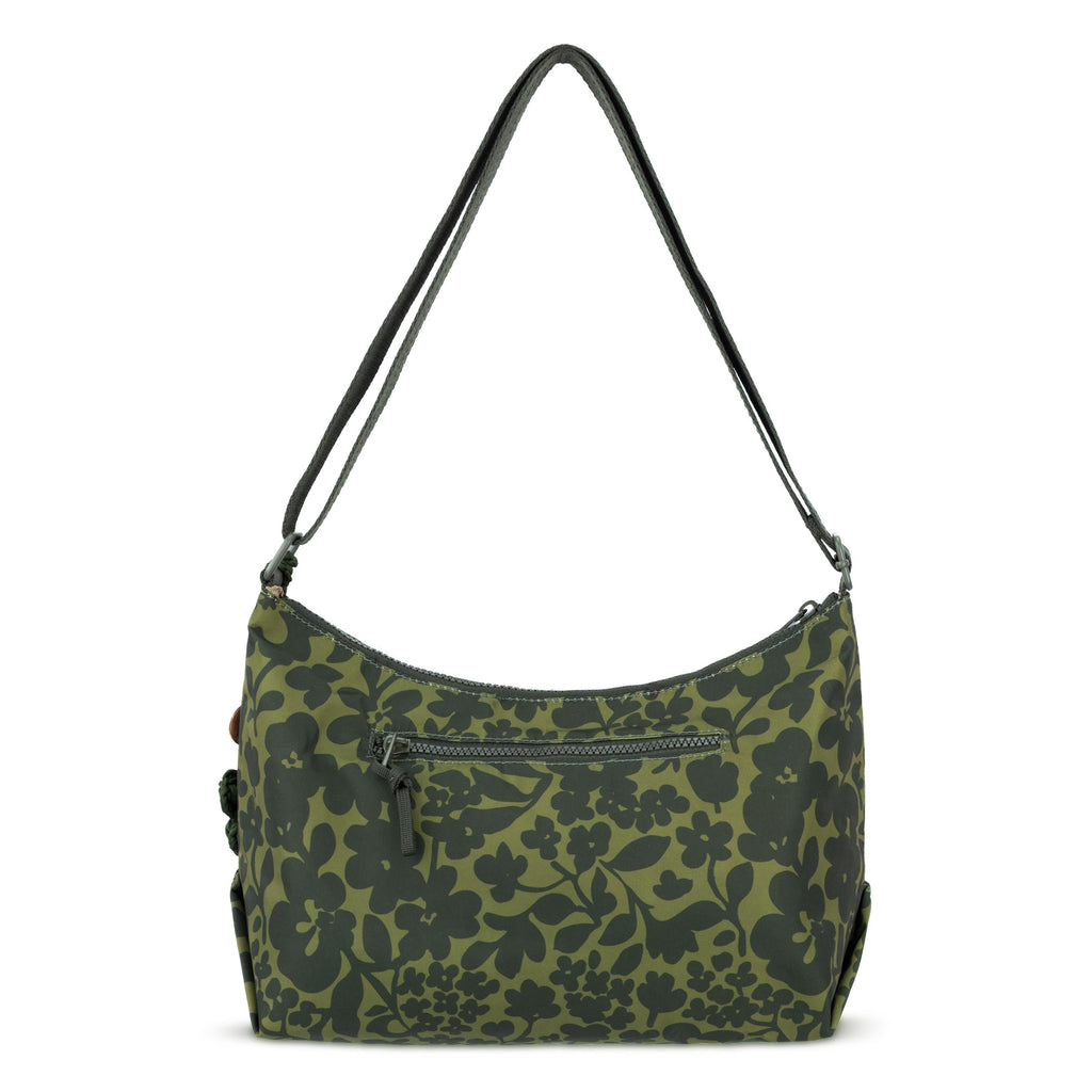 Sakroots Banyan Hobo - EcoTwill - Olive Shadow Floral