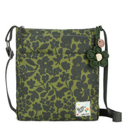 Banyan Basic Crossbody - EcoTwill - Olive Shadow Floral