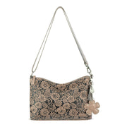 Lumi Crossbody - EcoTwill - Mushroom In Bloom Embossed