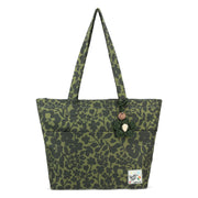 Banyan Shoulder Tote - EcoTwill - Olive Shadow Floral