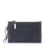 Encino Essential Wallet - Leather - Storm Grey Suede
