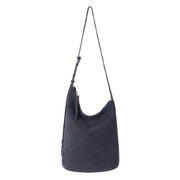Tess Bucket - Leather - Storm Grey Suede Belt