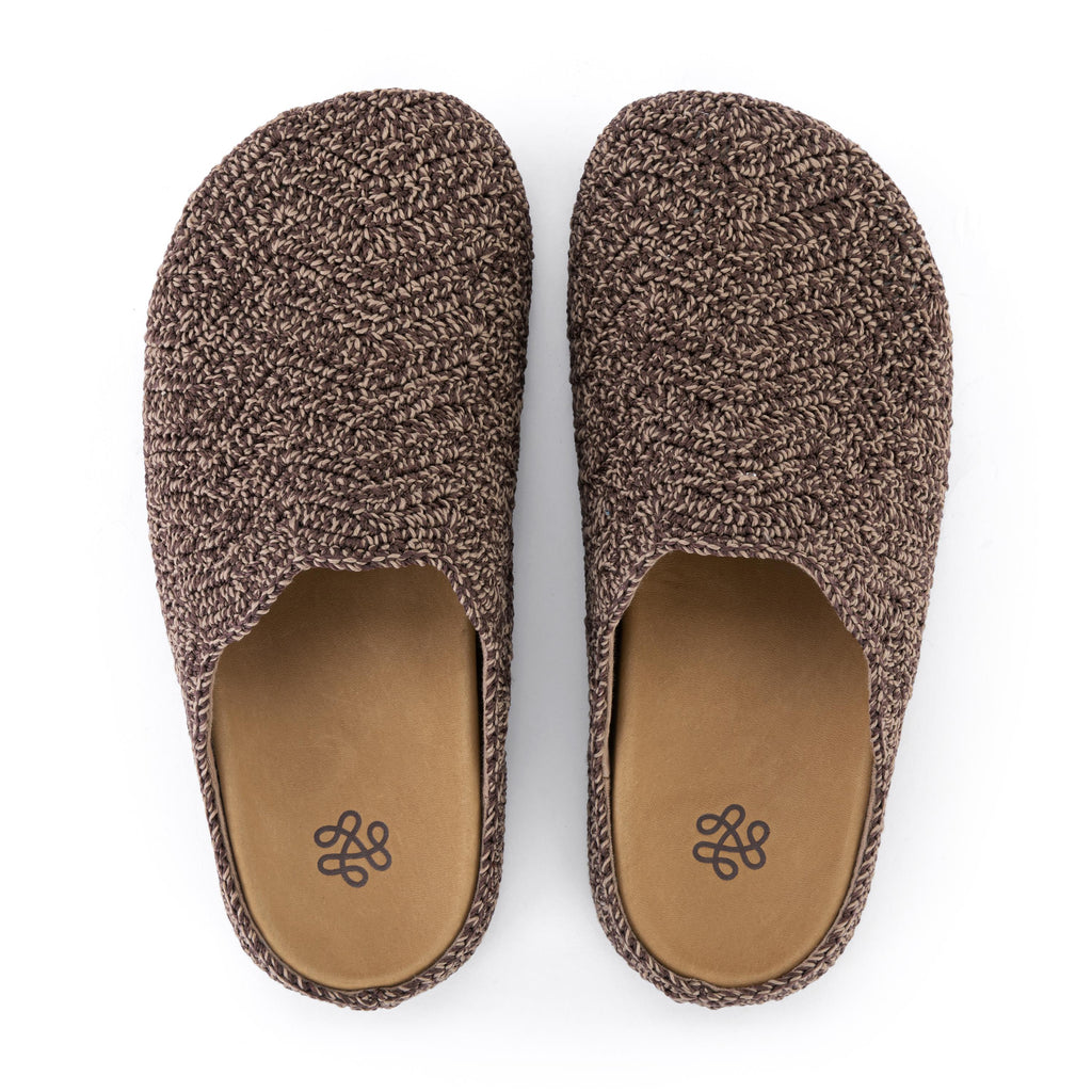 The Sak Bolinas Ripple Clog - Hand Crochet - Nutmeg Static Ripple