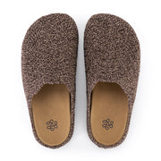 Bolinas Ripple Clog - Hand Crochet - Nutmeg Static Ripple