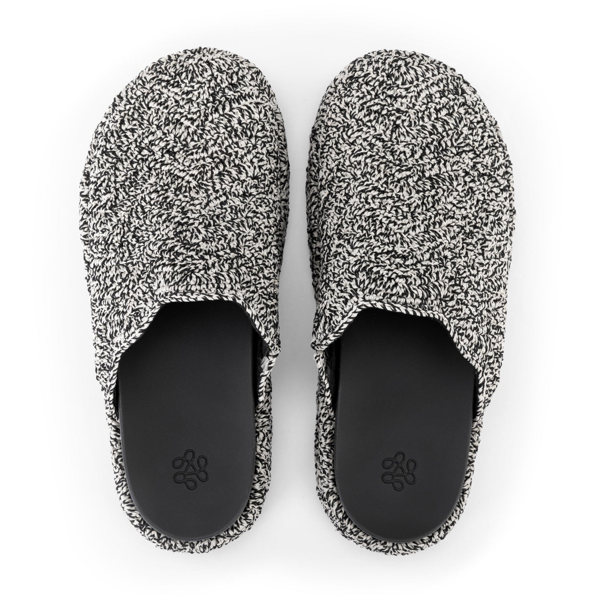 The Sak Bryn Platform Clog - Hand Crochet - Moonlight Static Ripple