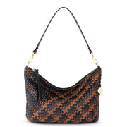 Juniper Small Hobo - Leather - Espresso Woven