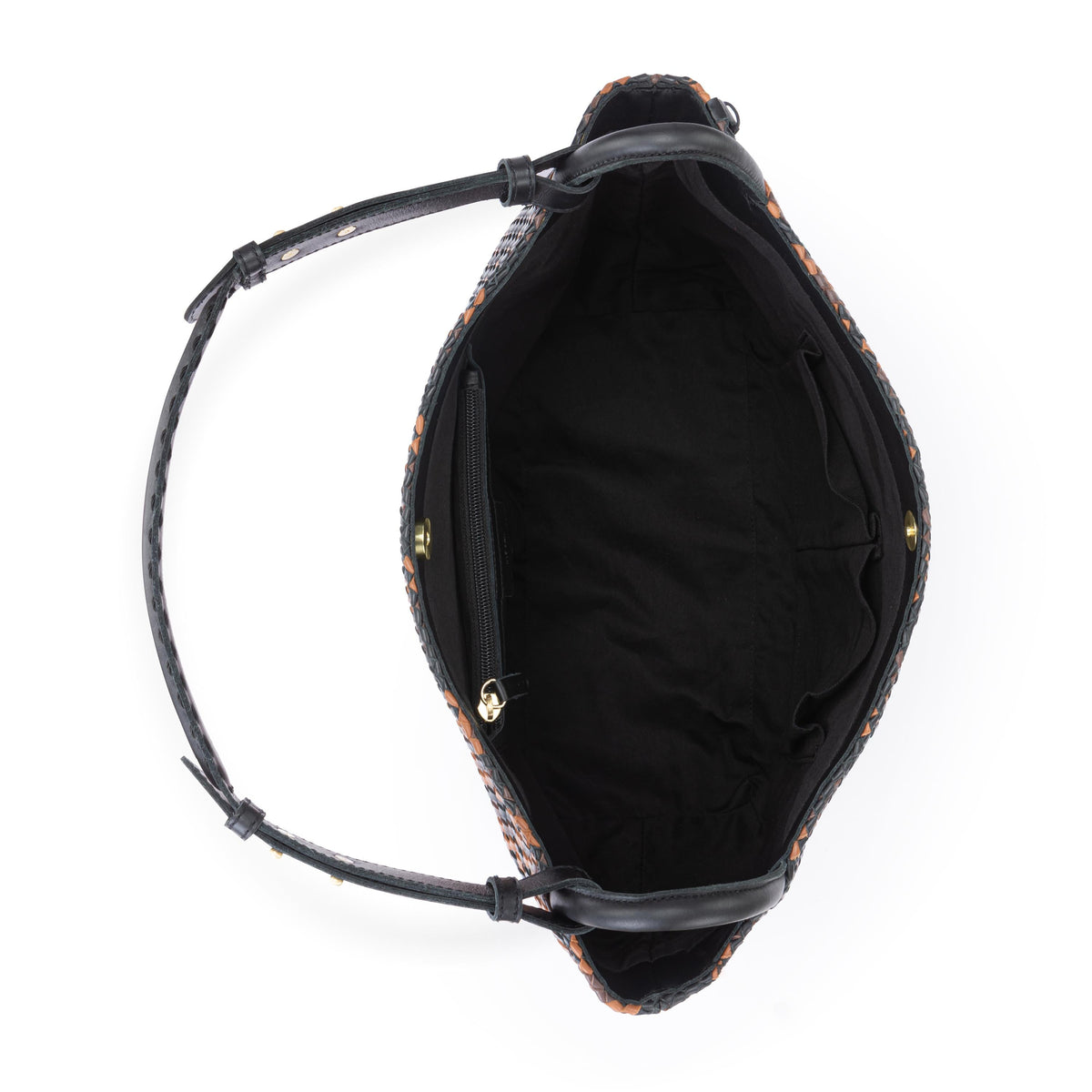 The Sak Los Feliz Medium Tote - Leather - Espresso Woven