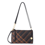 Vita Convertible Wristlet - Leather - Espresso Woven