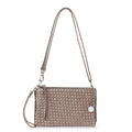 The Sak Vita Convertible Wristlet - Leather - Mushroom Sand Suede Woven