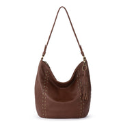Sequoia Hobo - Leather - Whiskey Gold Stud
