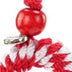 9 Piece Ornament Set - Hand Crochet - Candy Canes