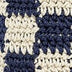 Bolo Clog - Hand Crochet - Denim Check