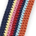 Crochet Crossbody Strap - Hand Crochet - Indigo Multi Stripe