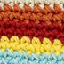 Lanie Bucket Hat - Hand Crochet - Retro Rainbow