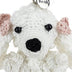 Yarnicharmz Dangle - Hand Crochet - White Poodle